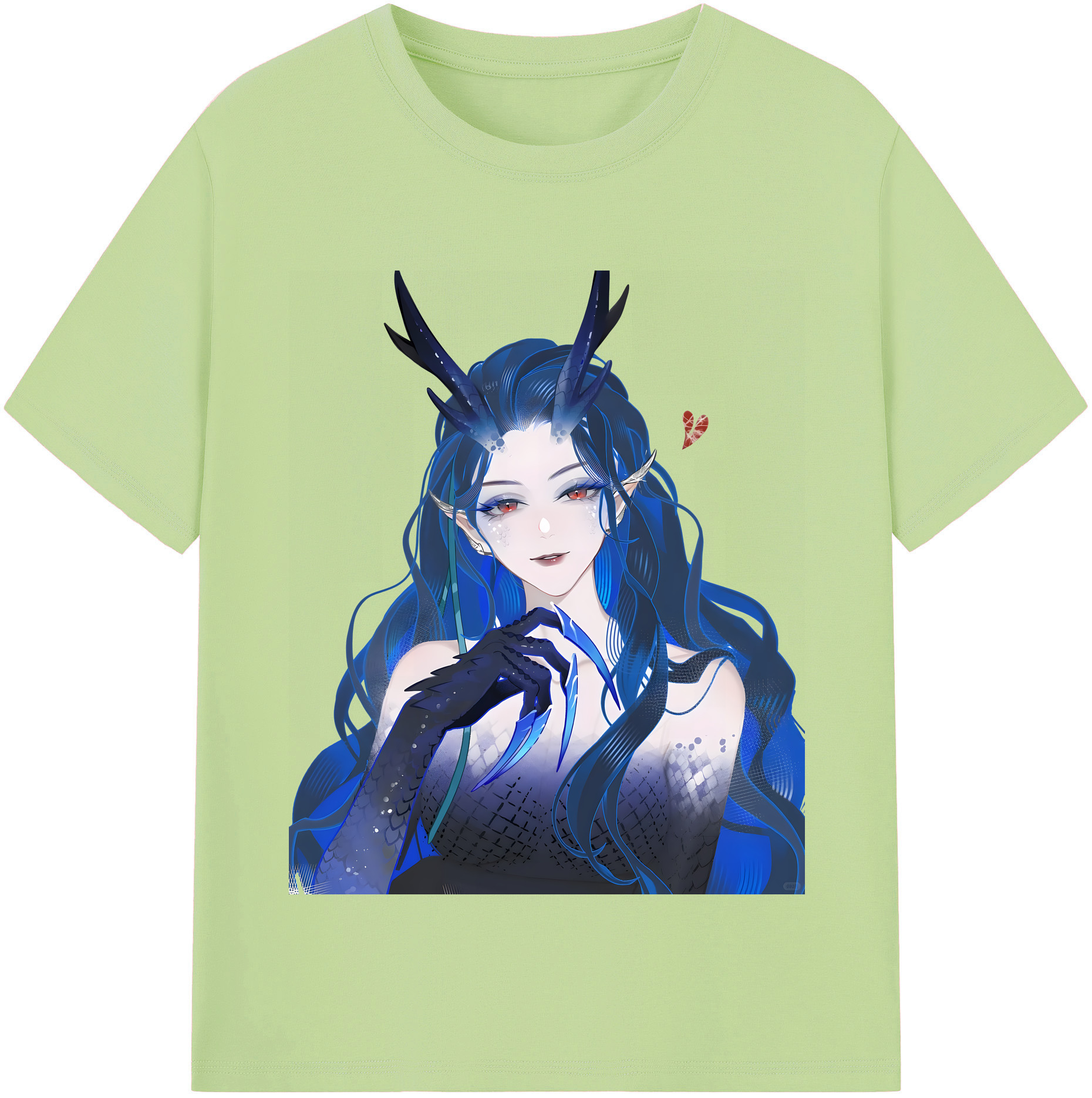 （画像用） Ne Zha 2 ナタ 魔童の大暴れ 綿100％半袖Tシャツ（フロントプリント）